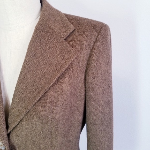Max Mara | Wool Angora Blend Blazer, Brown… - Picture 5 of 14